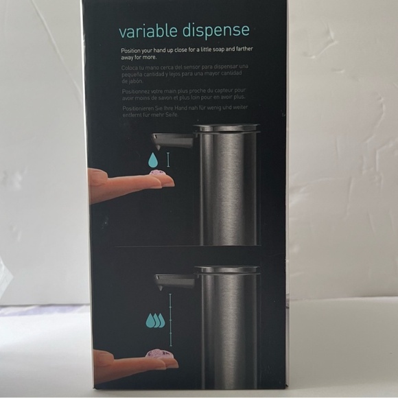 simple human 9 oz sensor pump liquid soap dispenser - Picture 7 of 8